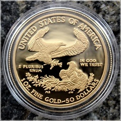Gold American eagle set 2013