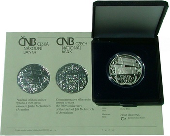 r.2011 Jiří Melantrich z Aventina Stříbrná mince