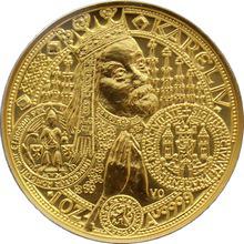 Zlatá mince Karel IV. Nové město pražské