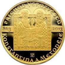 Zlatá mince Konstantin a Metoděj