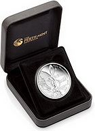 Stříbrná mince Felix Mendelssohn box