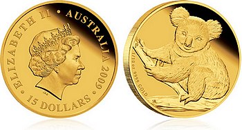 2009 Koala zlatá mince