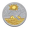 Pozlacený klokan 2009 $1 Stříbrná pamětní medaile 1oz