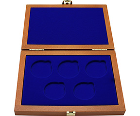 Dřevěná krabička pro 5x 500 Kč ČNB