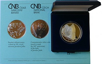 Jaroslav Ježek silver coin