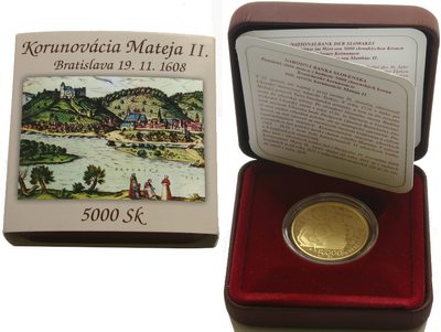 Zlatá mince Matej II.