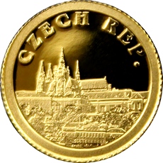 sada_zlatych_minci_evropske_zeme_2008_prague_castle