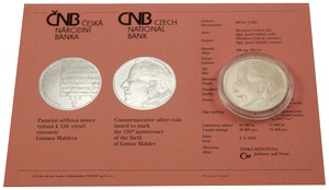 r.2010 Gustav Mahler Stříbrná mince
