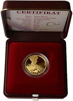 r.2010 Alfons Mucha zlatá medaile 2005